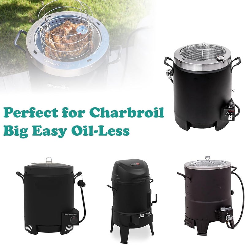 EasiBBQ Turkey Fryer Flavor Infuser Stand for Char-Broil Big Easy Oil-Less, Turkey Chicken Fryer for Deep Fry Pot Grill BBQ, Replacement Part for Char-Broil 4897766R06 - Image 4